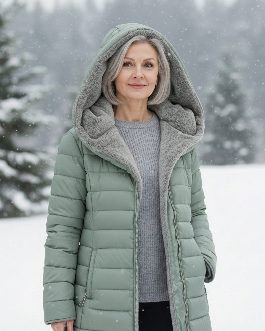 Rosalyn | Cosy Hooded Padded Coat