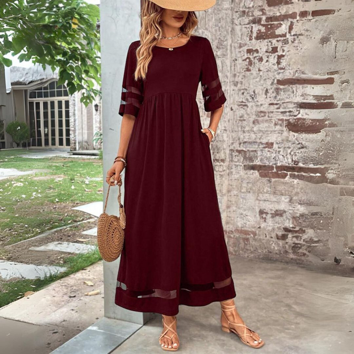 Daphne | Relaxed Panelled Midi Dress