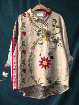 Selma | Vintage Floral Print Shirt