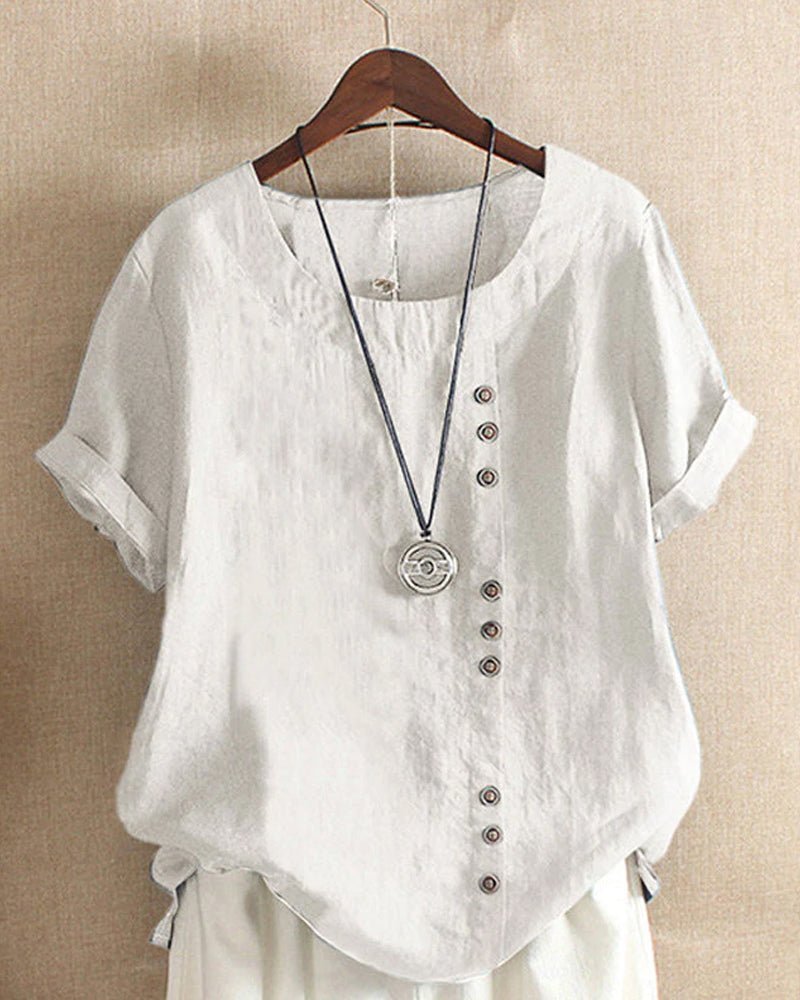 Bronwyn | Relaxed Button-Detail Blouse