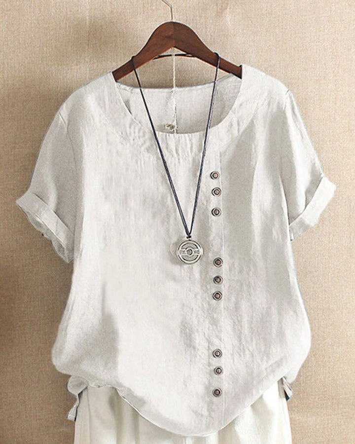 Bronwyn | Relaxed Button-Detail Blouse
