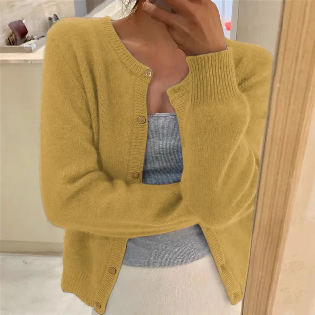 Antoinette | Soft Round-Neck Cardigan
