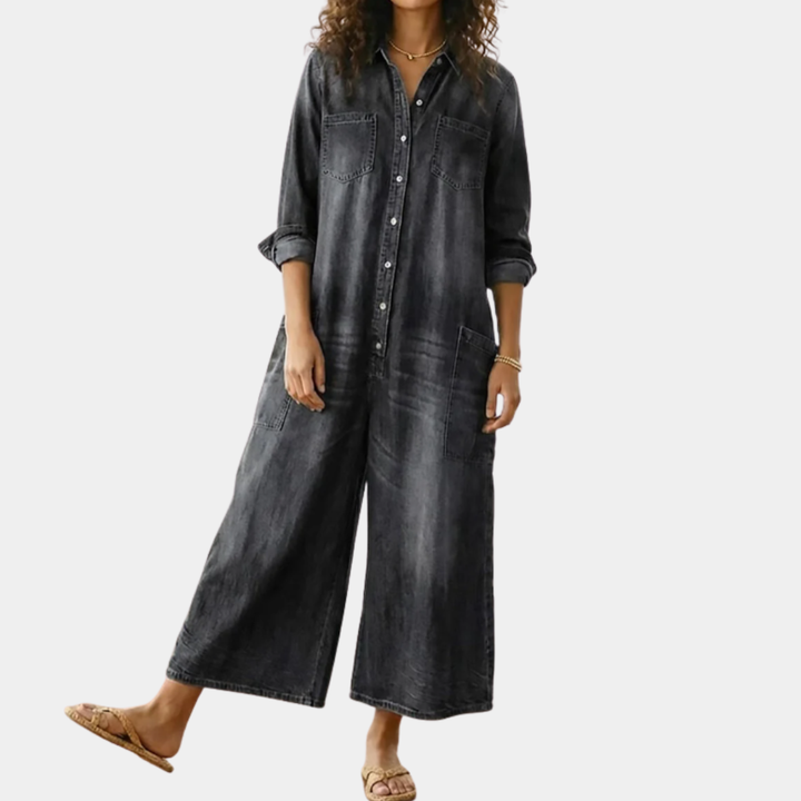 Annika | Relaxed Wide-Leg Jumpsuit