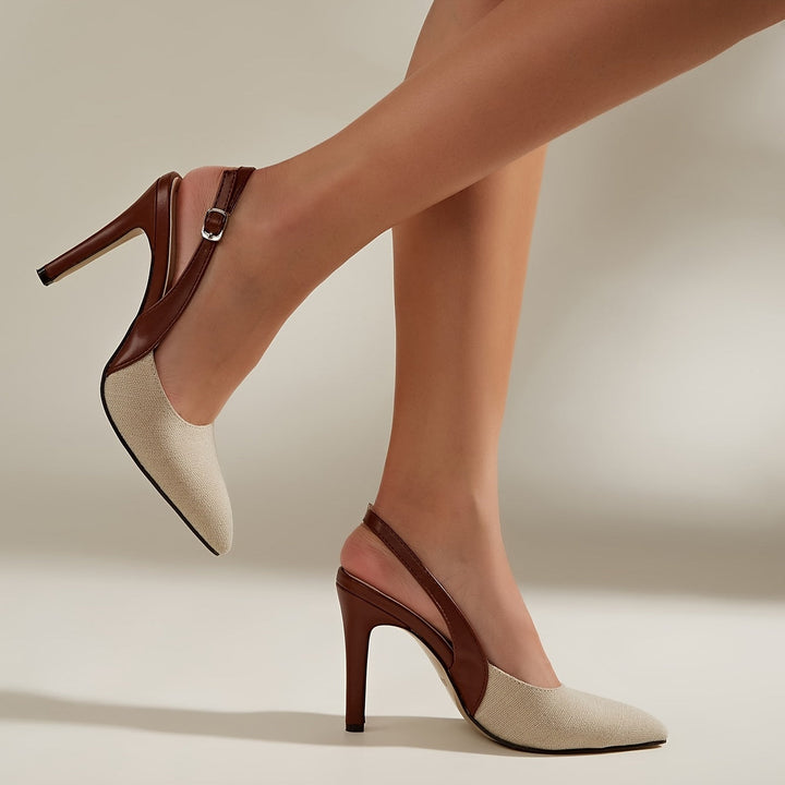 Alice | Pointed Slingback Heels