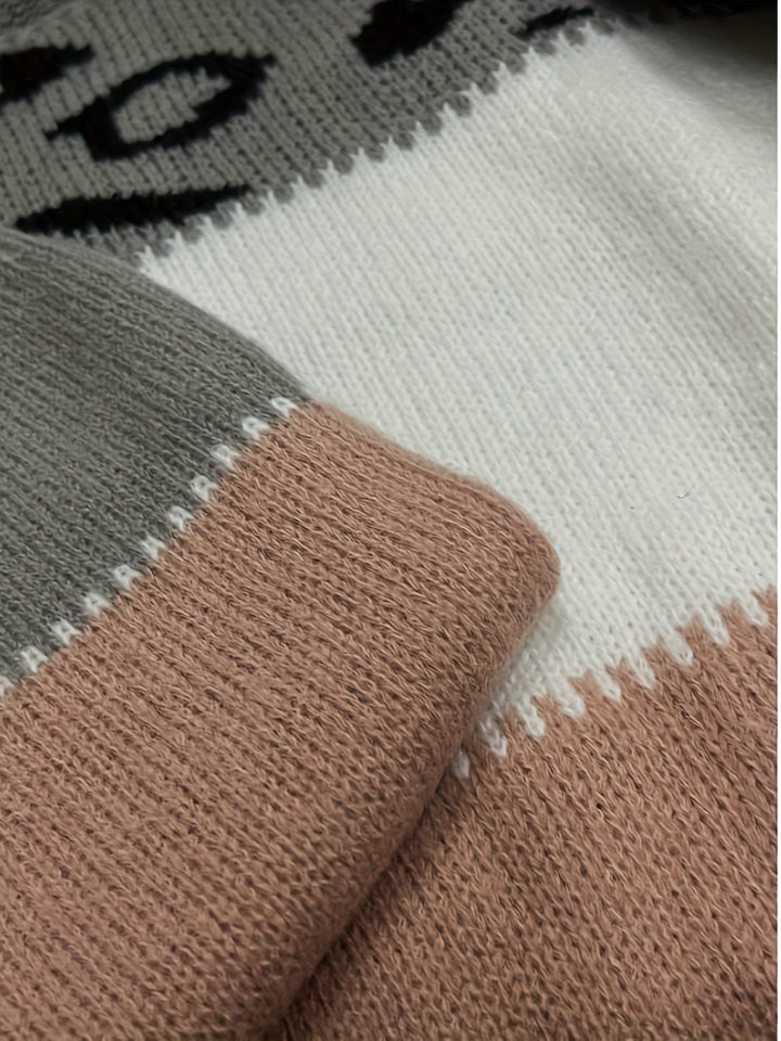 Colette | Colour-Block Statement Jumper