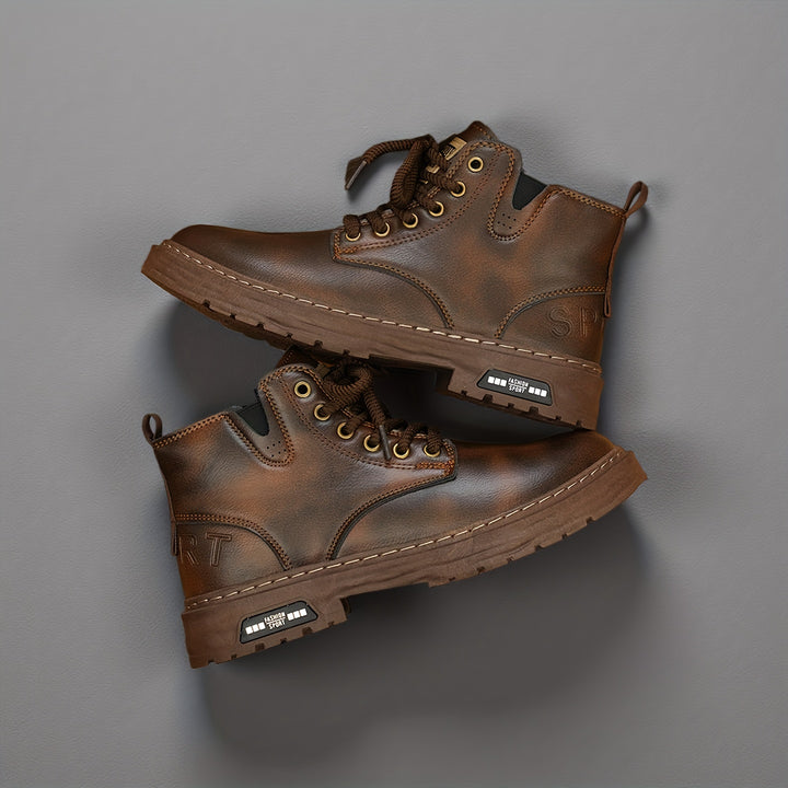 Wyatt | Rugged Lace-Up Ankle Boots