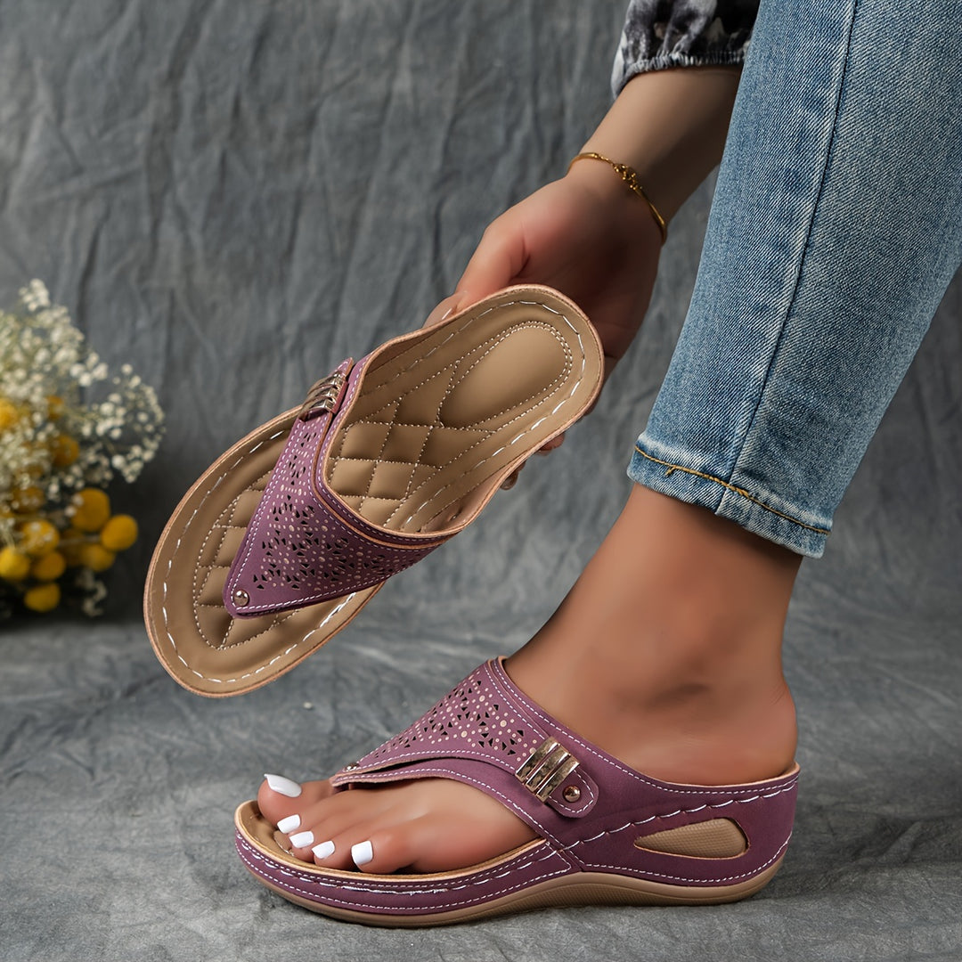 Simone | Arch-Support Wedge Sandals