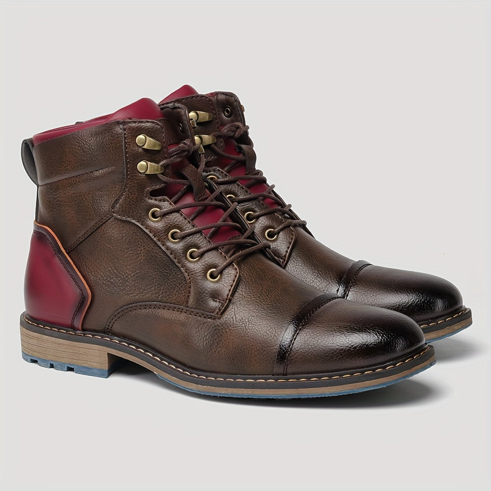 Graham | Cap-Toe Lace-Up Boots