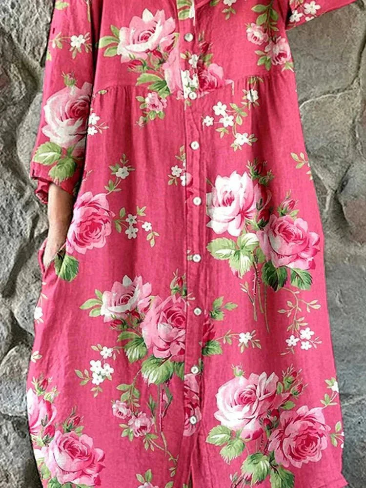Opal | Blossom Button-Through Dress