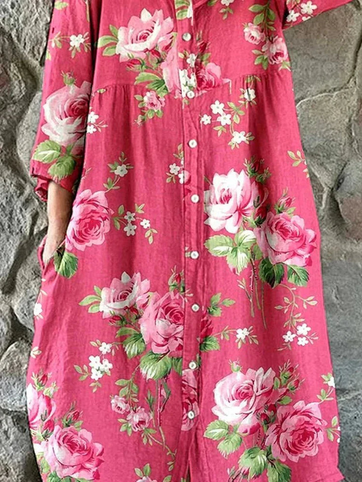 Opal | Blossom Button-Through Dress