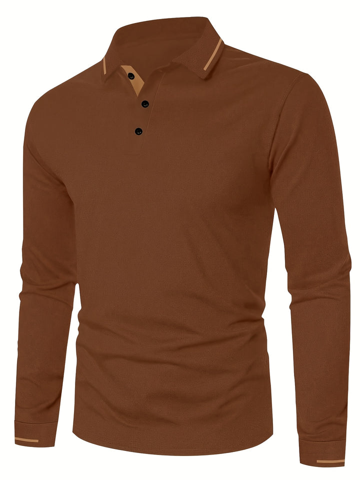 Russell | Refined Long-Sleeve Polo Shirt