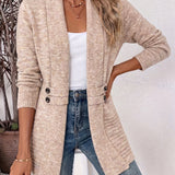 Josie | Belted Open-Front Cardigan
