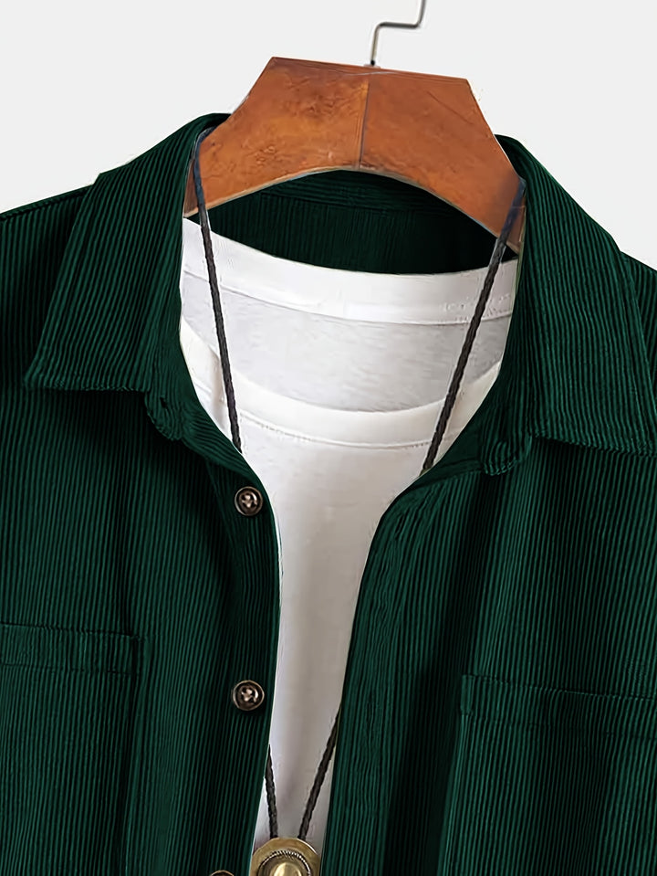 Dalton | Textured Ribbed Overshirt