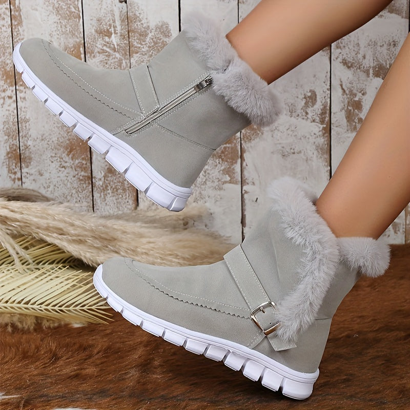 Fern | Cosy Cuffed Winter Ankle Boots