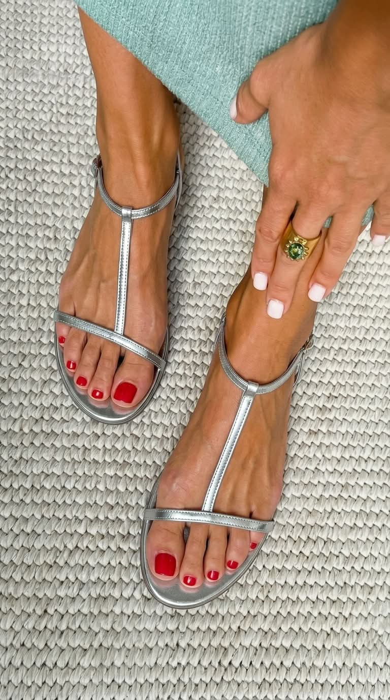 Lenora | Elegant T-Strap Sandals