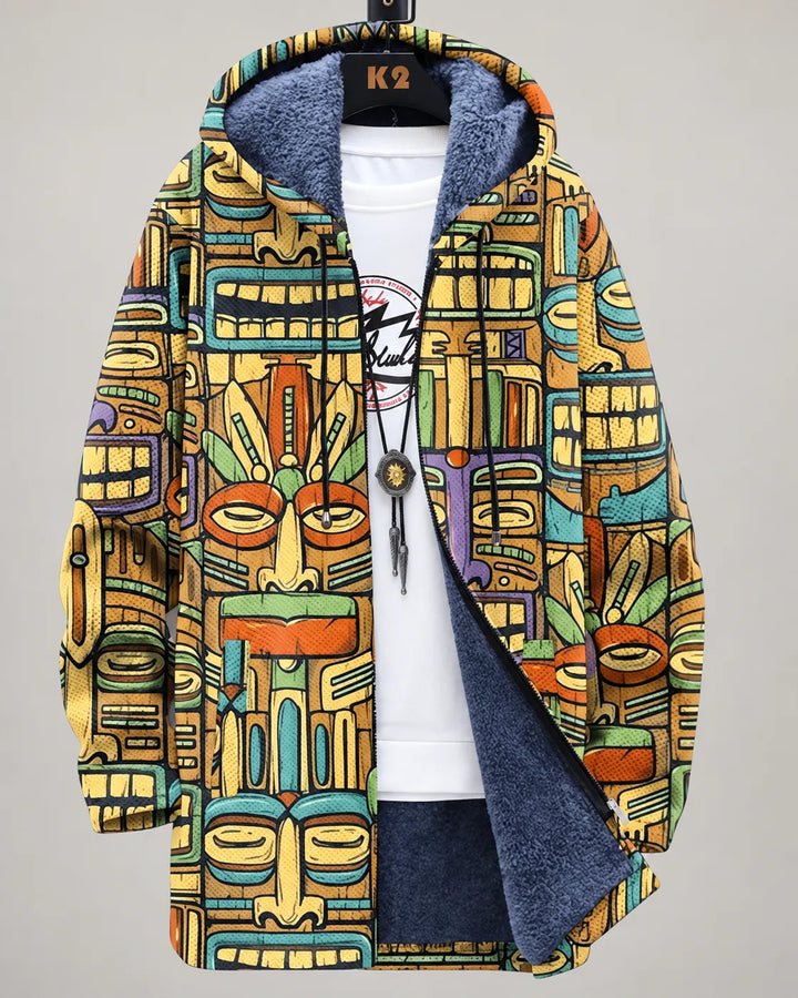 Harlan | Patterned Hooded Jacket