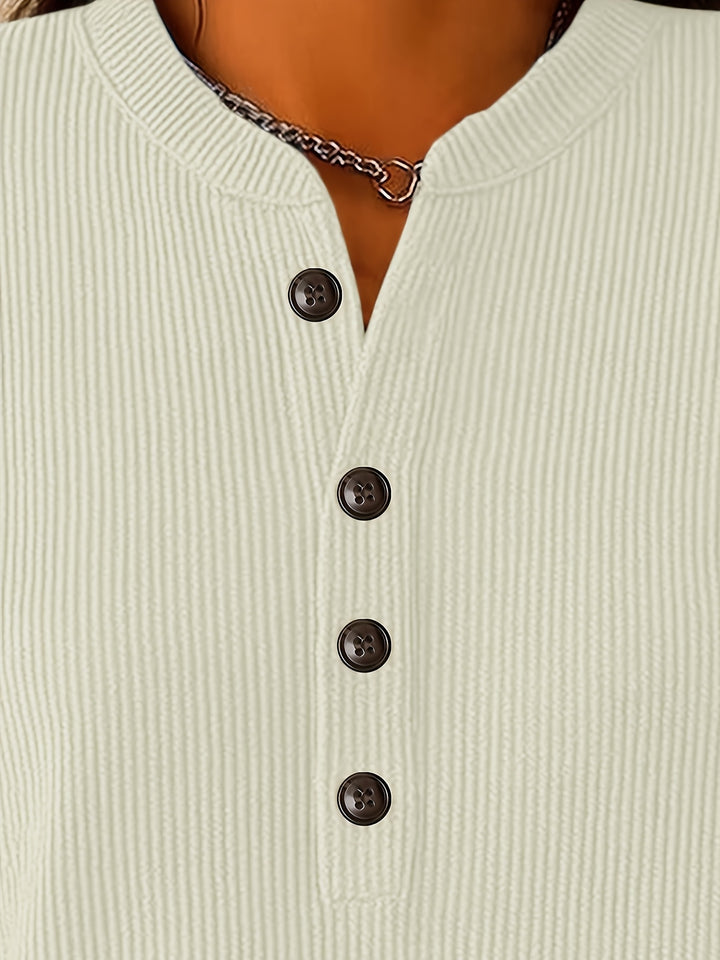 Corinne | Relaxed Button-Detail Top