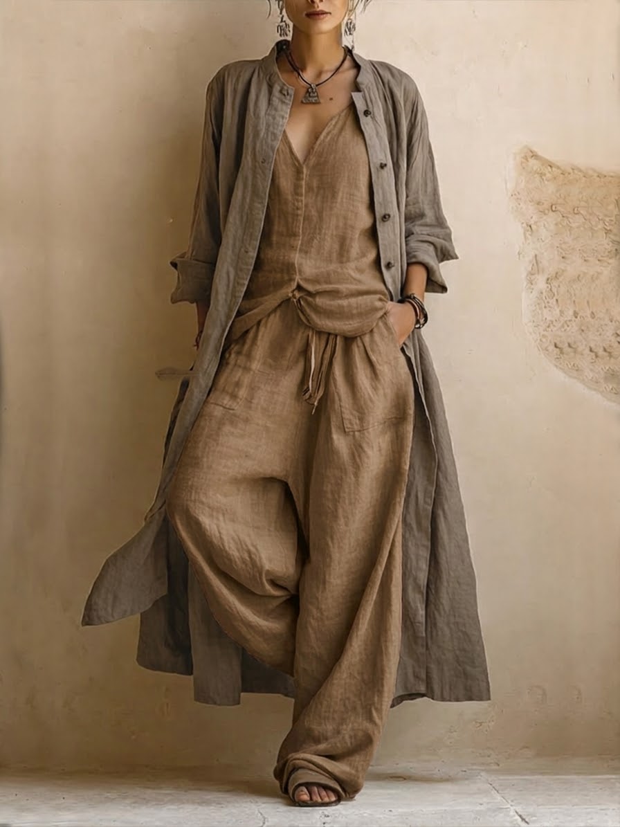 Ines | Relaxed Layered Three-Piece Set
