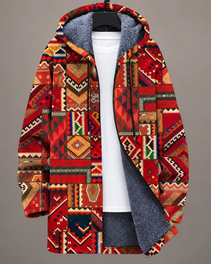 Wesley | Heritage Pattern Hooded Jacket