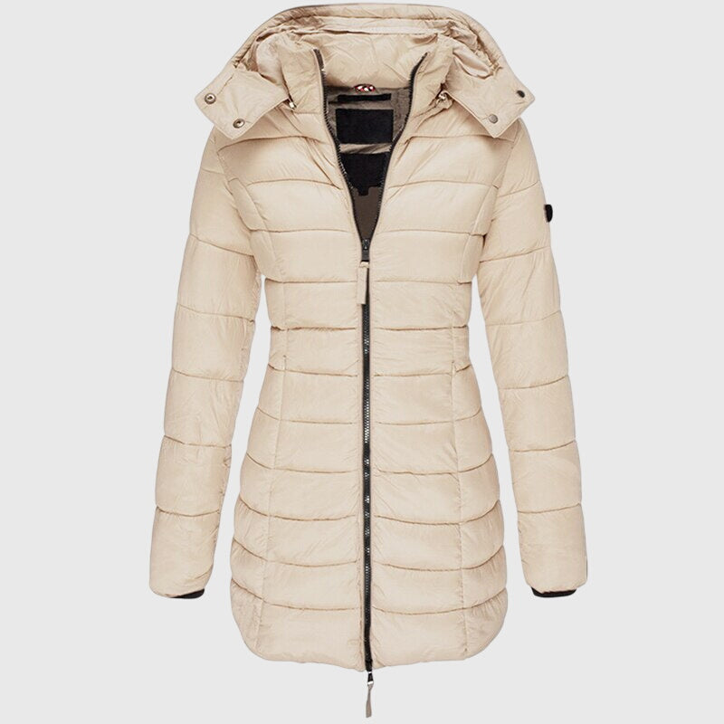 Lauren | Quilted Longline Coat