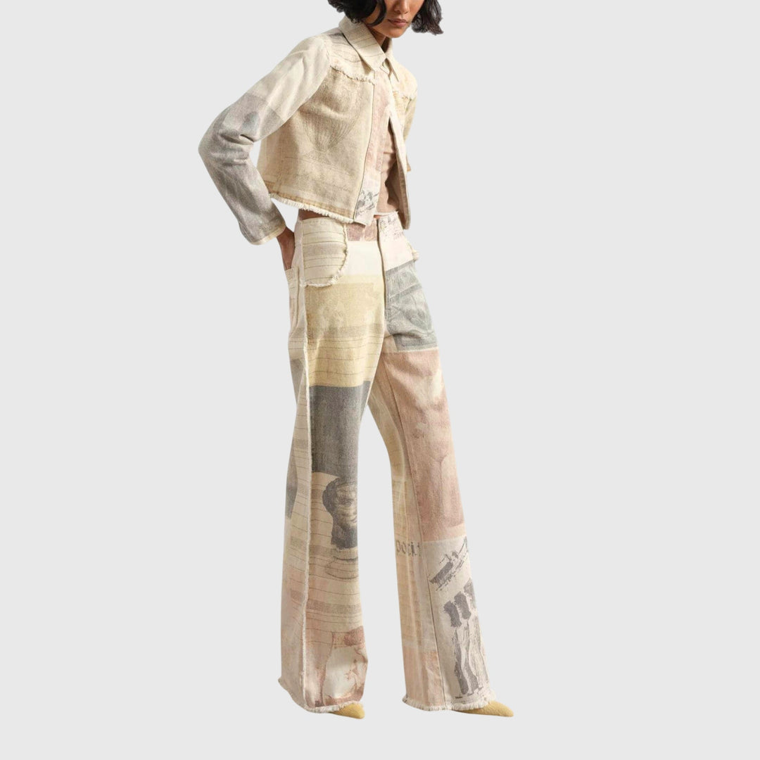 Annabel | Artful Wide-Leg Trousers