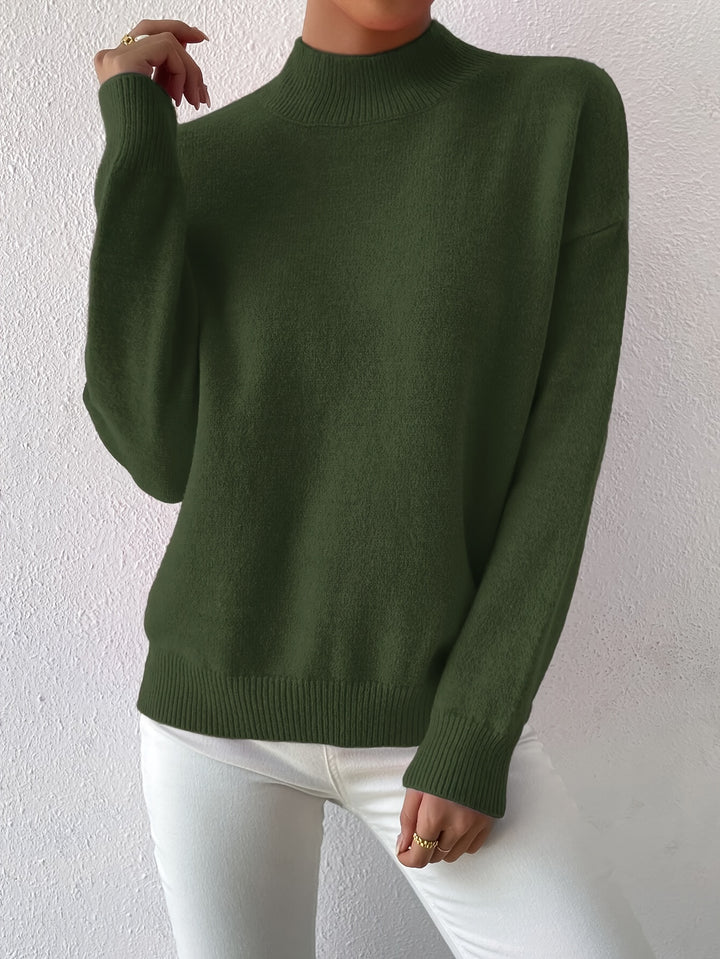Sloane | Relaxed Mock Neck Jumper
