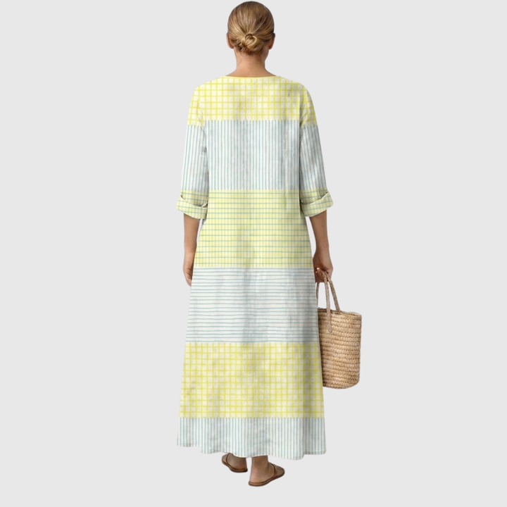 Esther | Relaxed V-Neck Midi Dress