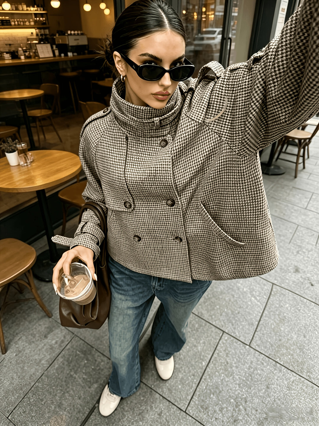Iris | Structured Stand-Collar Jacket