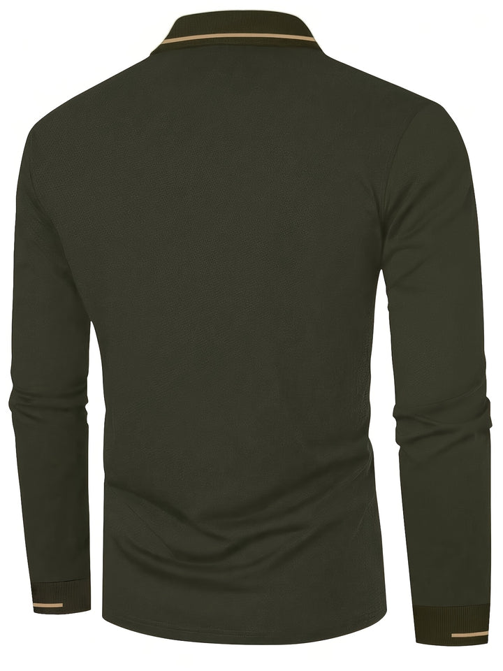 Russell | Refined Long-Sleeve Polo Shirt