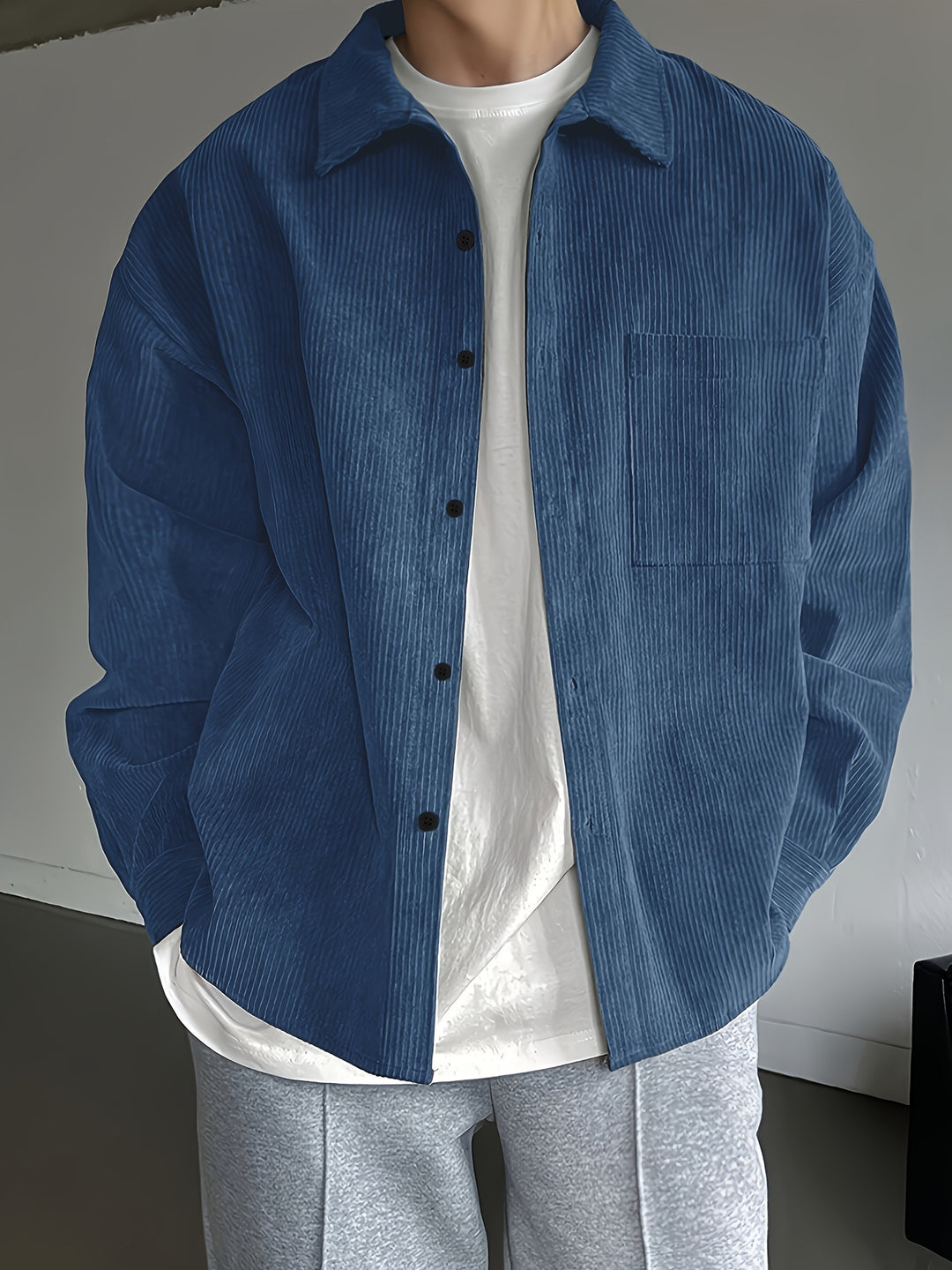 Sheldon | Relaxed Textured Button-Up Shirt