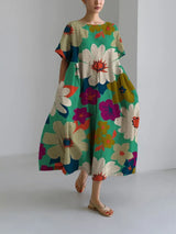 Priscilla | Relaxed Floral Midi Dress