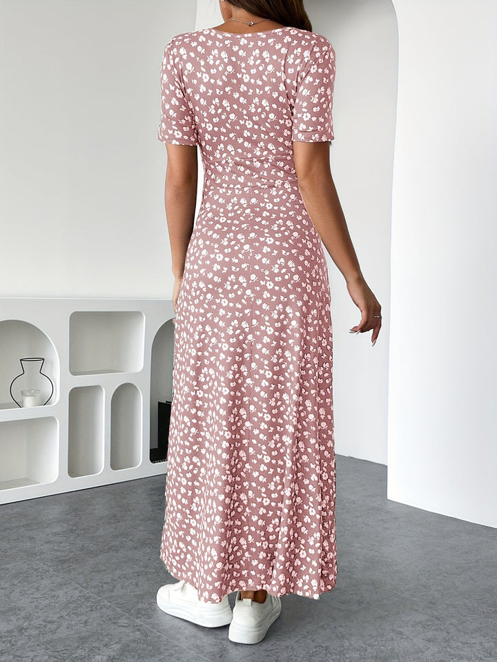 Rosetta | Floral V-Neck Summer Dress