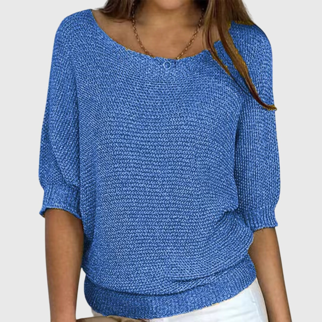 Grace | Relaxed Boat-Neck Sweater