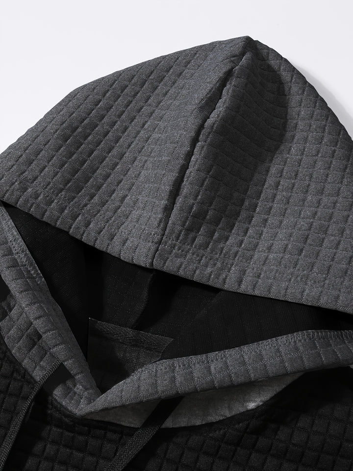 Jasper | Textured Colour-Block Hoodie