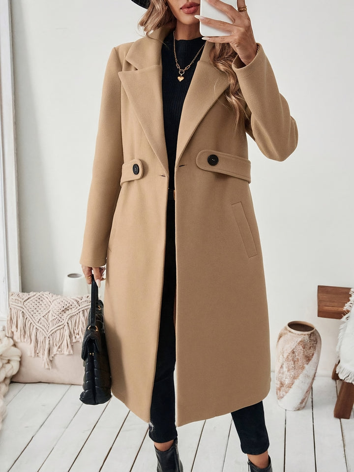 Genevra | Tailored Belted Long Coat