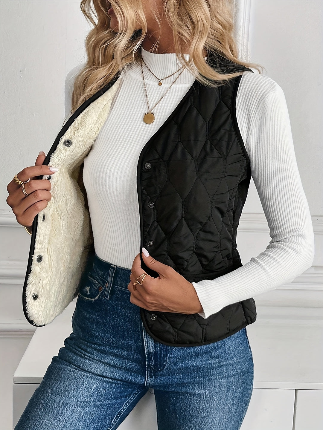 Adrienne | Cosy Quilted Gilet