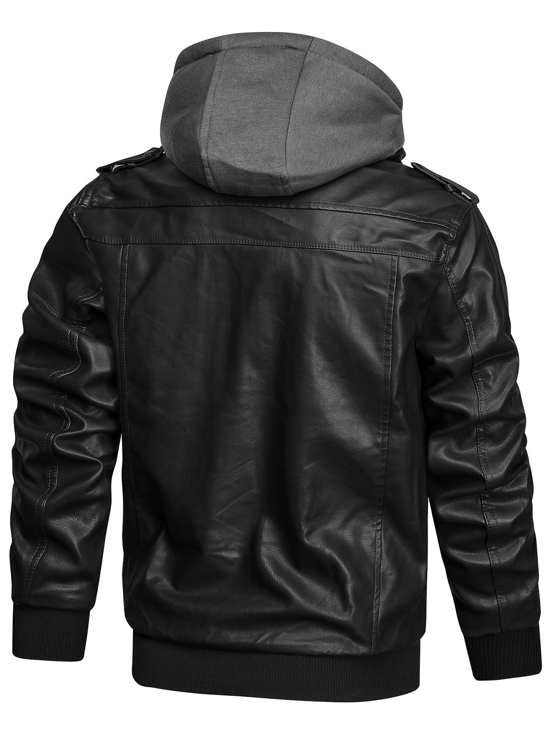 Callum | Hooded Rugged Biker Jacket