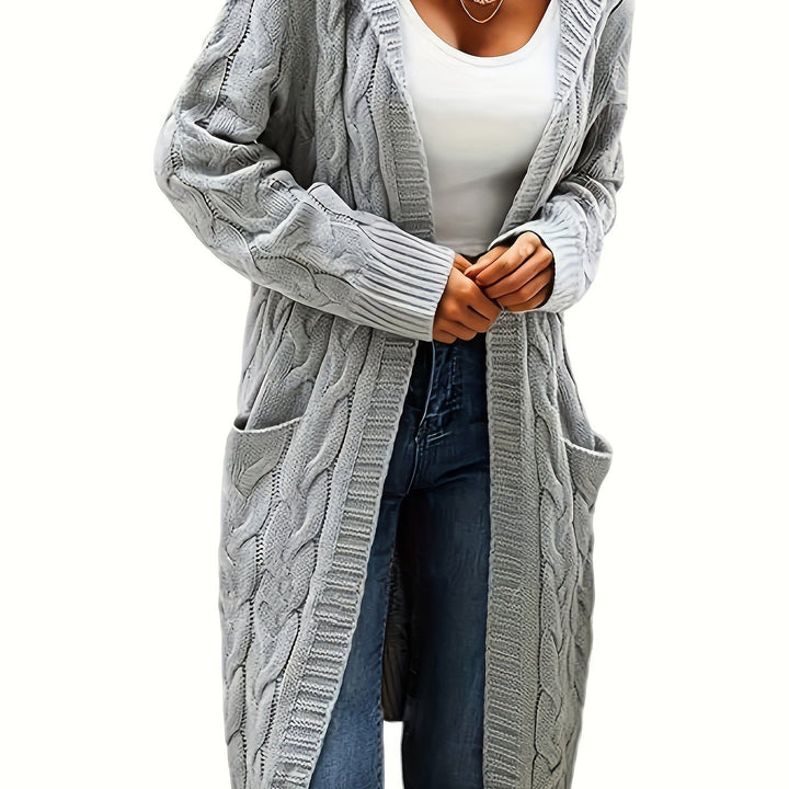 Rosanna | Longline Cable-Knit Cardigan
