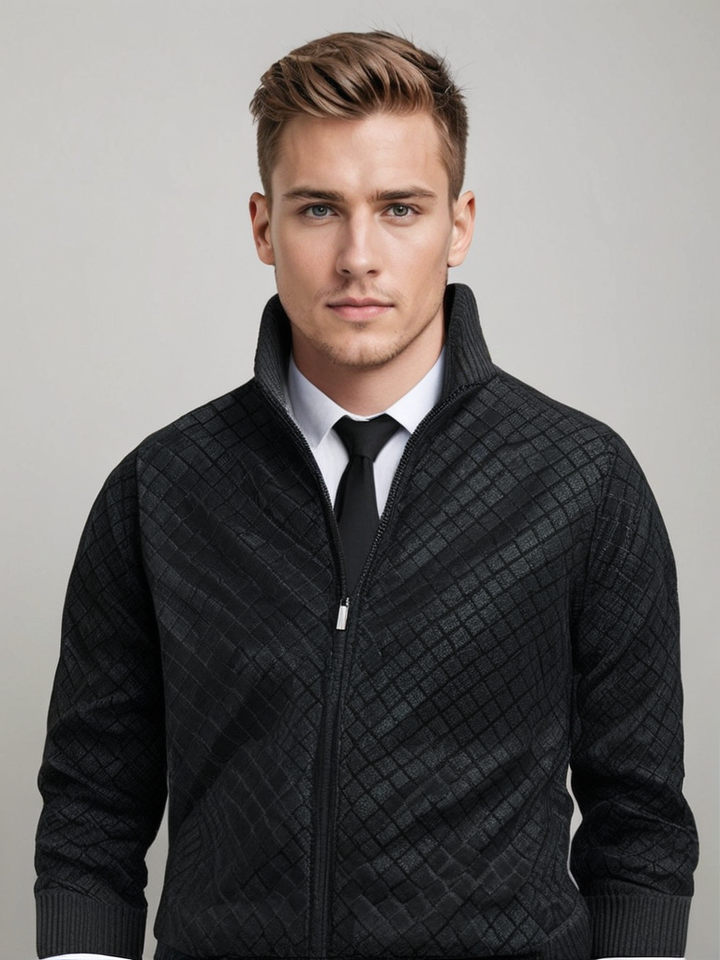 Harrington | Refined Full-Zip Cardigan
