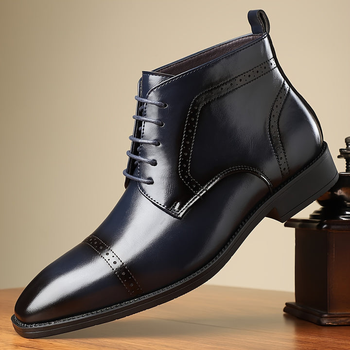 Harlan | Cap-Toe Ankle Boots