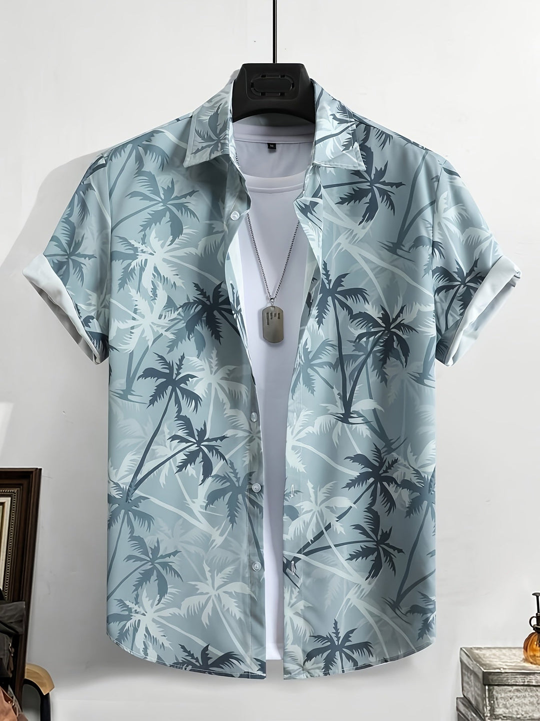 Ellis | Tropical Print Short-Sleeve Shirt