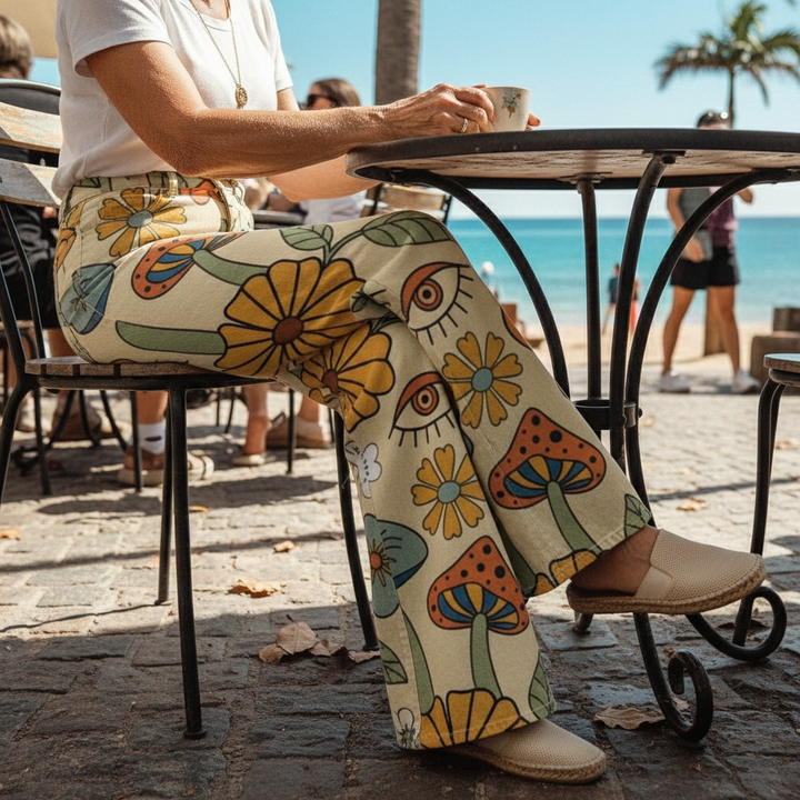 Gretchen | Free-Spirited Wide-Leg Trousers