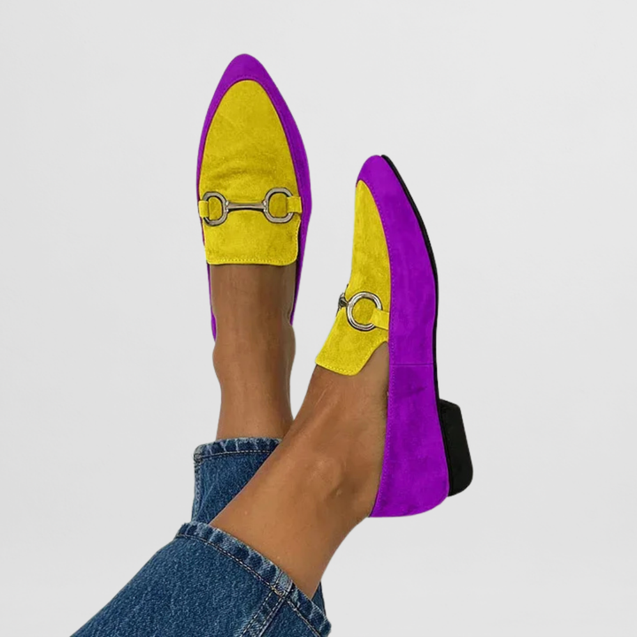 Marielle | Elegant Buckle Loafers