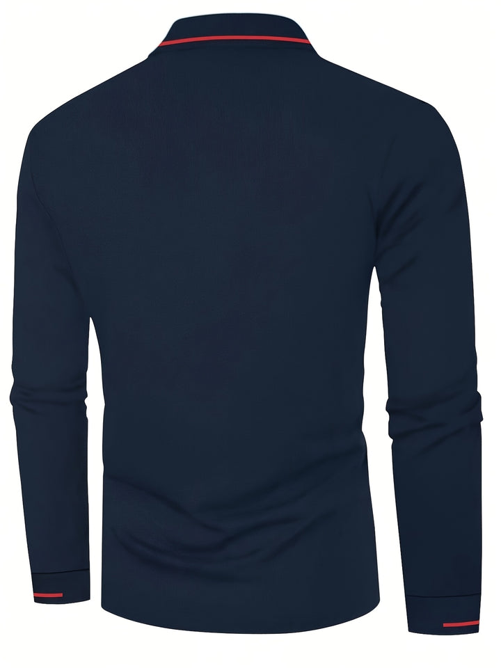 Russell | Refined Long-Sleeve Polo Shirt