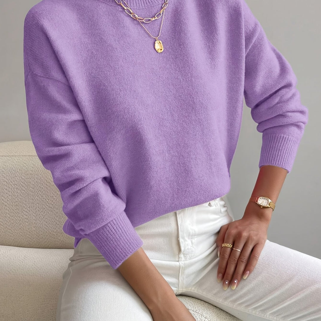 Sloane | Relaxed Mock Neck Jumper