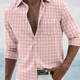 Miles | Gingham Check Long Sleeve Shirt