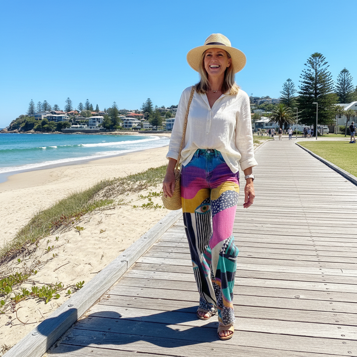 Lottie | Bohemian Wide-Leg Trousers