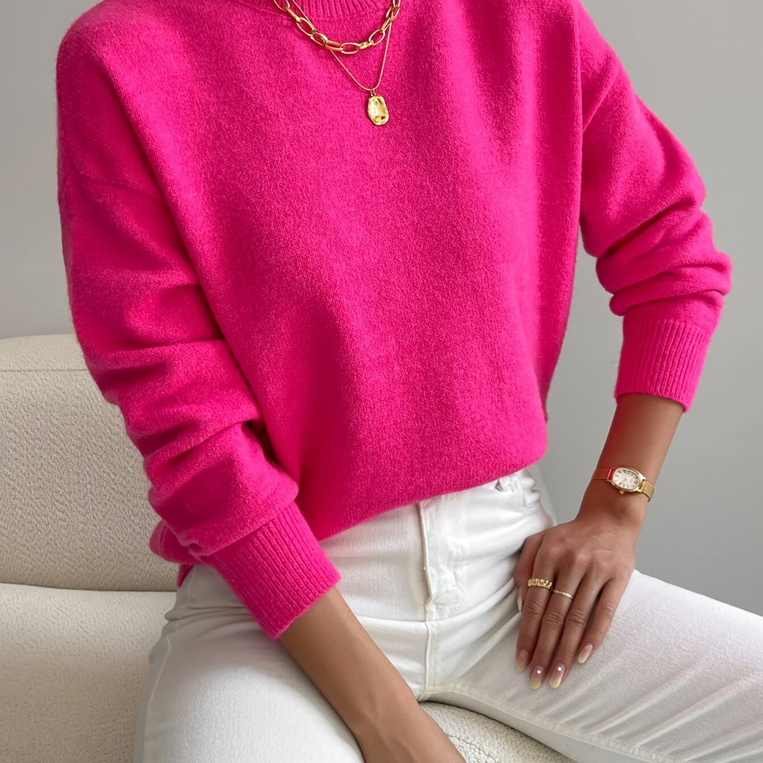 Sloane | Relaxed Mock Neck Jumper
