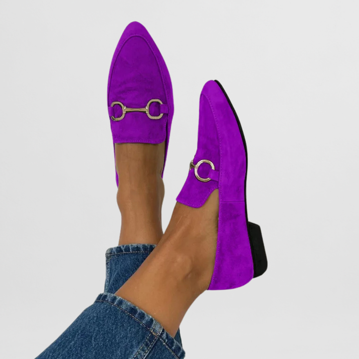 Marielle | Elegant Buckle Loafers