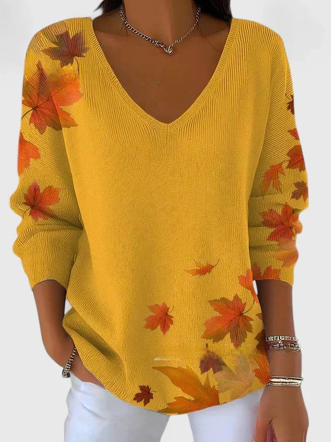 Fenella | Relaxed V-Neck Sweater